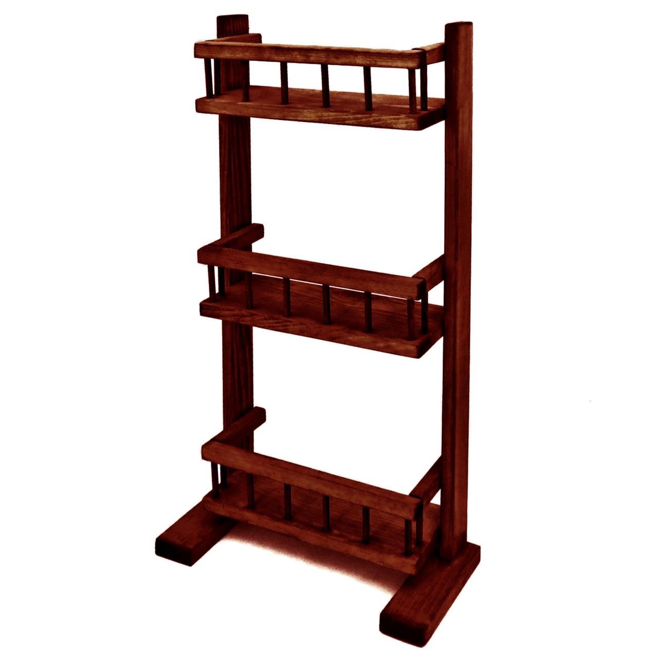 Полка настольная из дерева Караганда 3 Савоярди (ПСТ/030315)