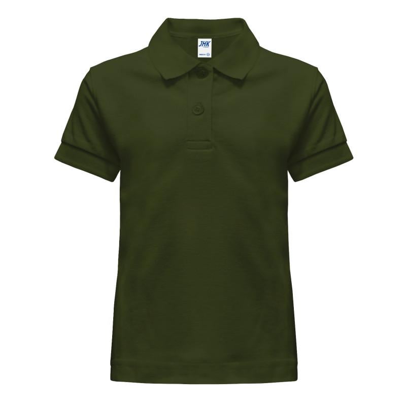 Футболка детская JHK KID POLO 5/6 Темно-зеленый (FG)