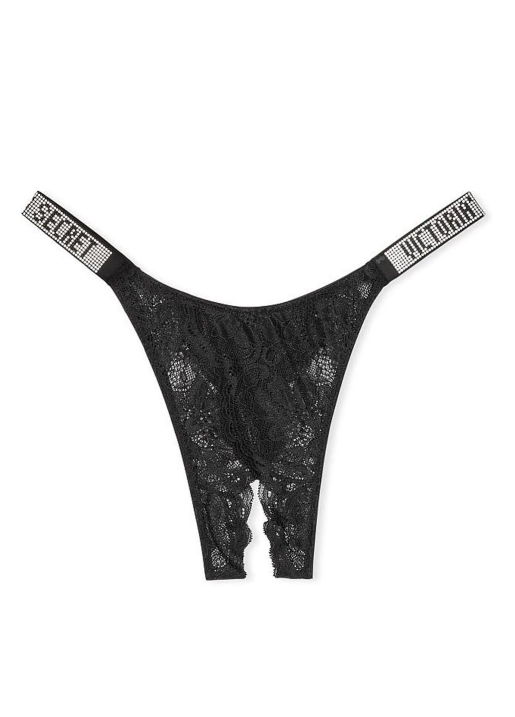 Женские трусы Victoria's Secret 7040000173976QB4M M Черный (58961403)