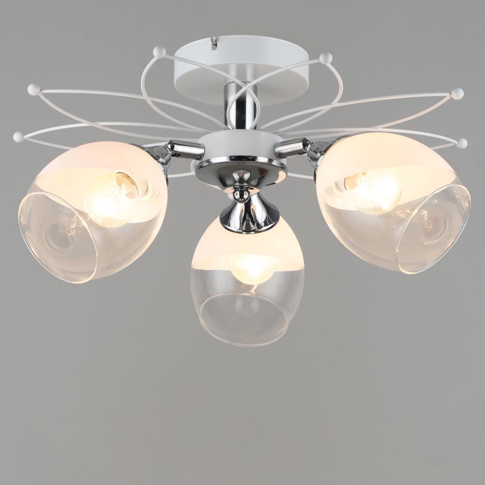 Люстра потолочная Light House SRS-19210/3 Белый/Хром