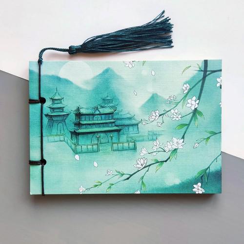 Записная книга в китайском стиле без разметки 100 стр.