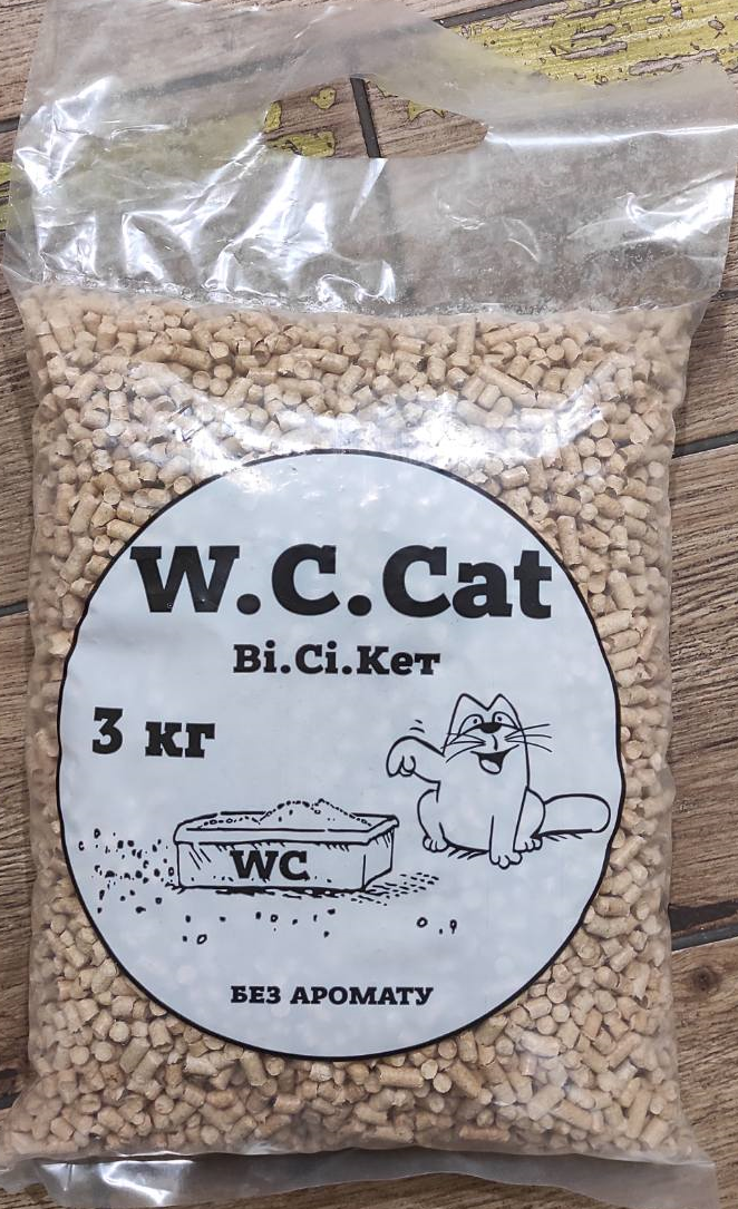 Наповнювач для лотків W.C.Cat деревний 3 кг (23688485) - фото 2 Наповнювач для лотків W.C.Cat деревний 3 кг (23688485) - фото 2