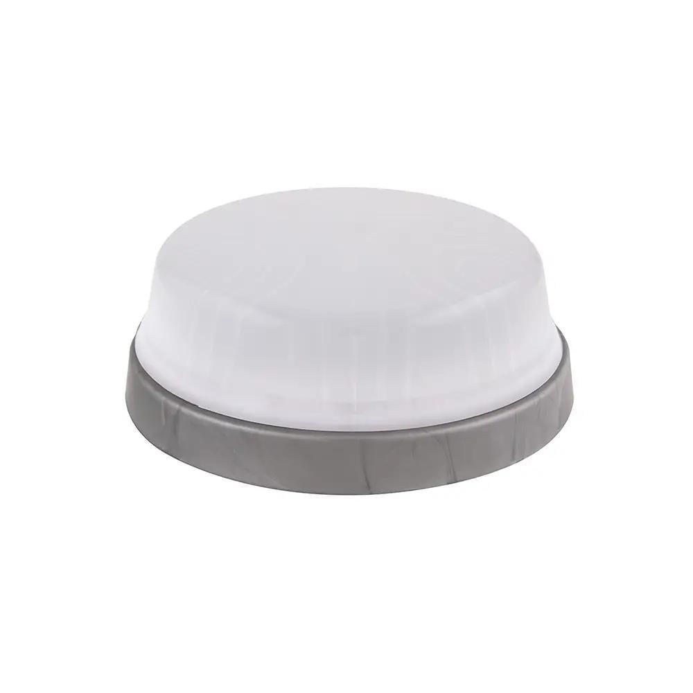 Настінно-стельовий світильник ERKA 1103 D.i.-SB з датчиком руху круглий IP20 Срібний/Білий (27550539)