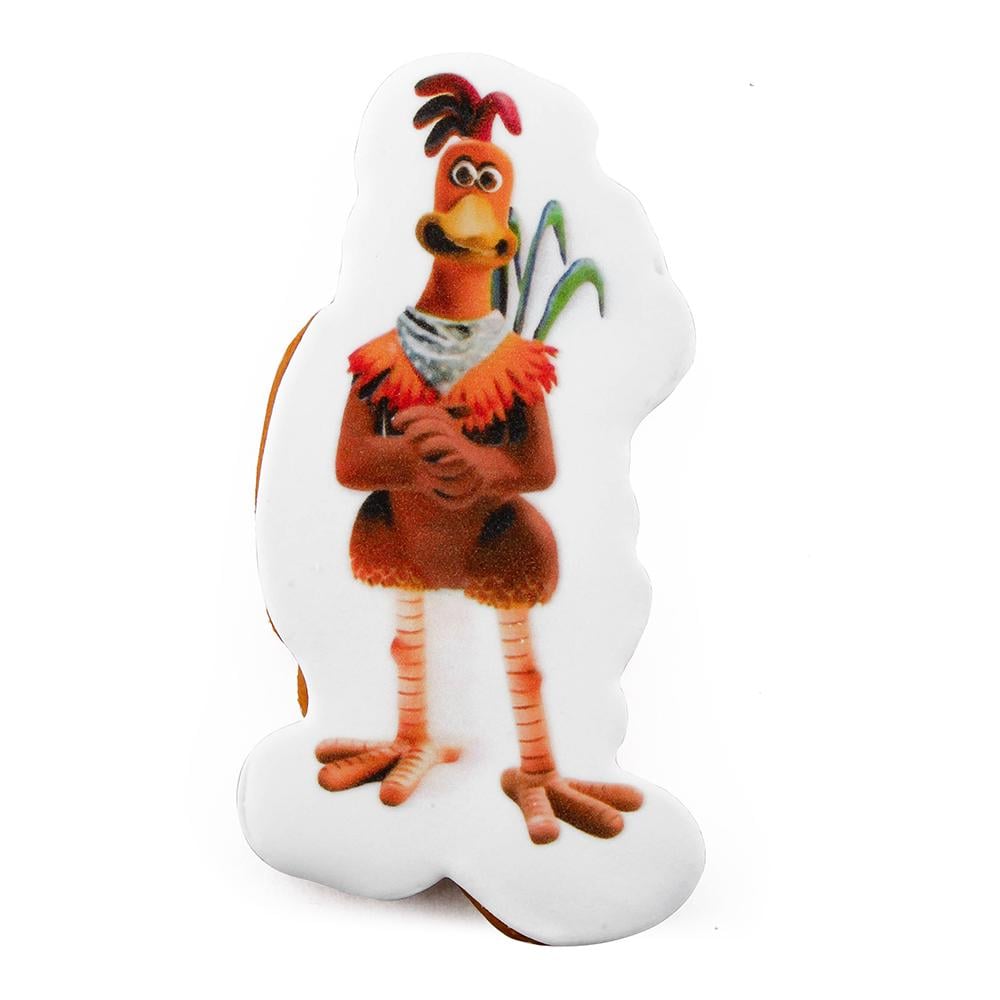 Пряник с принтом Крафт Печенье Побег из курятника Рокки 45 г