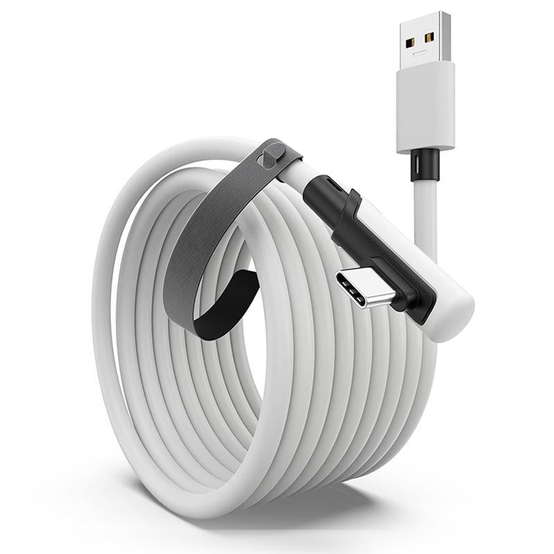 Кабель Oculus Link для Quest 3 2 Meta Quest Link VR USB 3.2 Type-A-Type-C 5 м 5 Gbps 3A (VR-link-5m) - фото 1 Кабель Oculus Link для Quest 3 2 Meta Quest Link VR USB 3.2 Type-A-Type-C 5 м 5 Gbps 3A (VR-link-5m) - фото 1