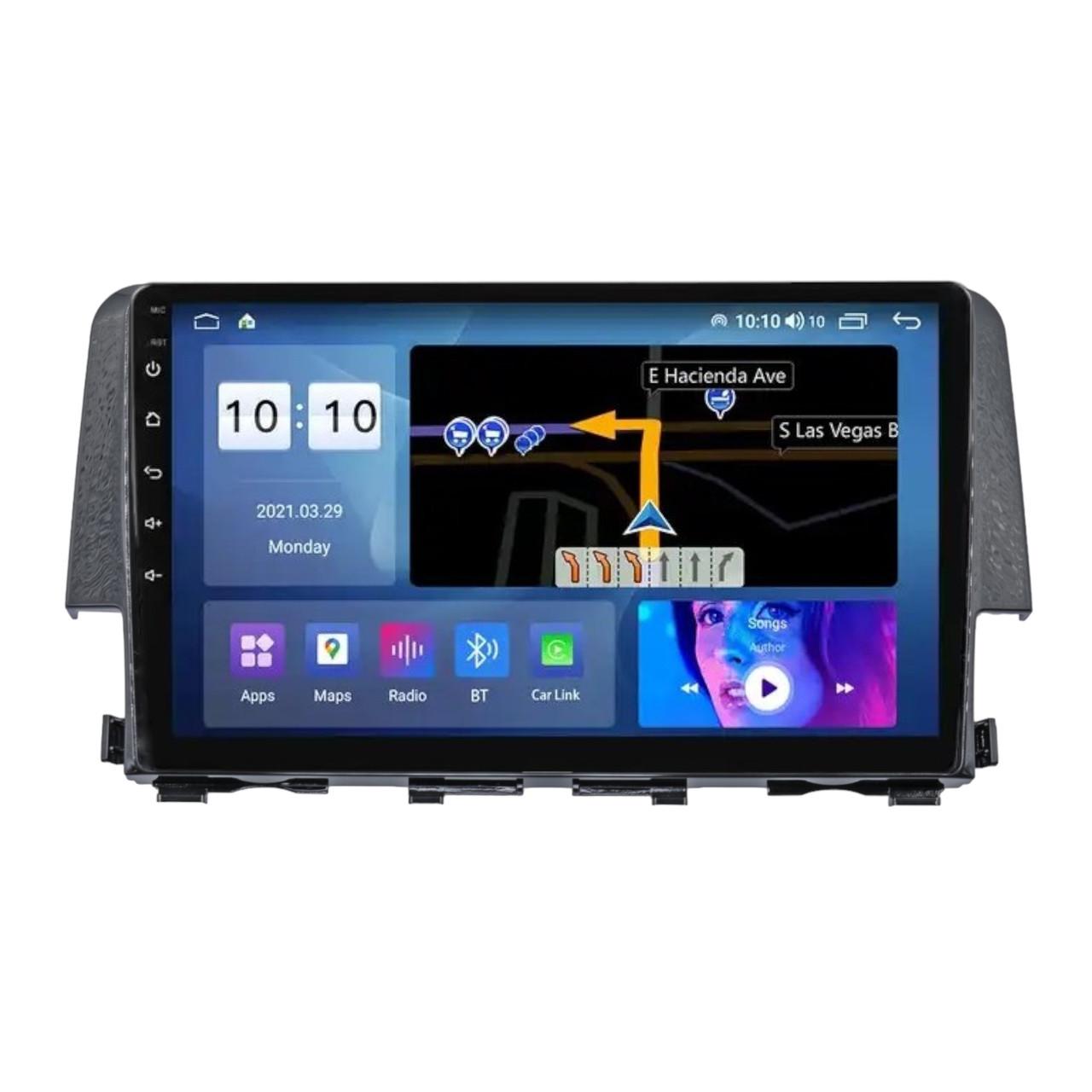 Магнитола штатная Mekede M200S для Honda Civic 10 FC FK 2015-2020 W1 9" (2225733837)