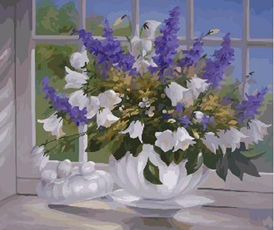 Картина по номерам Идейка Васильки и колокольчики 40x50 см (skl-КНО337)