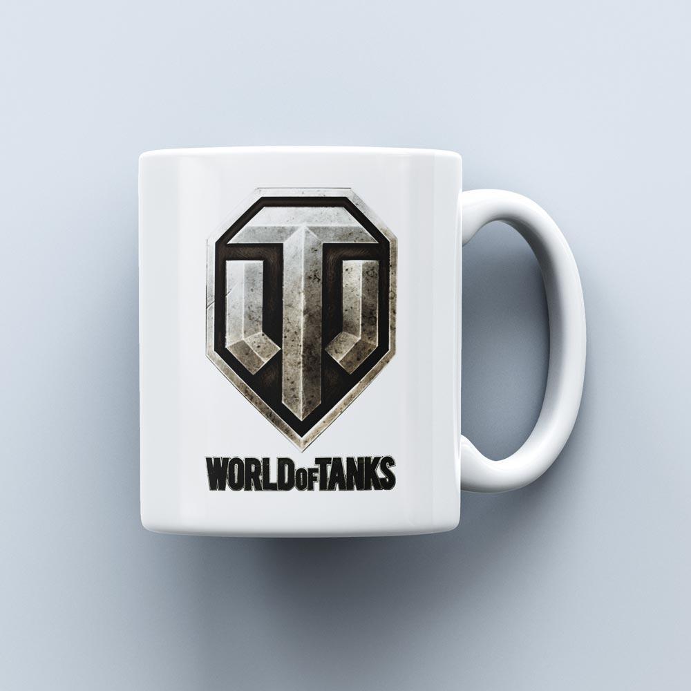 Чашка c логотипом игры World of Tanks 330 мл