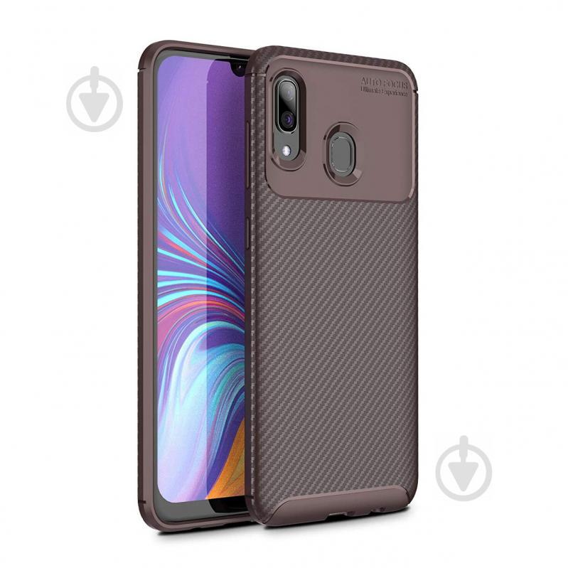 Чехол Carbon Case Samsung A205 Galaxy A20 / A305 Galaxy A30 Коричневый (hub_sfRN49622) Чехол Carbon Case Samsung A205 Galaxy A20 / A305 Galaxy A30 Коричневый (hub_sfRN49622)