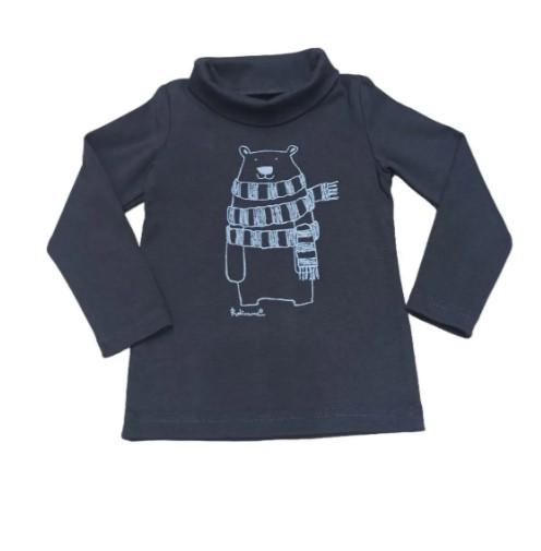 Гольф на мальчика Robinzone Мишка ГФ 94 92 см Антрацит