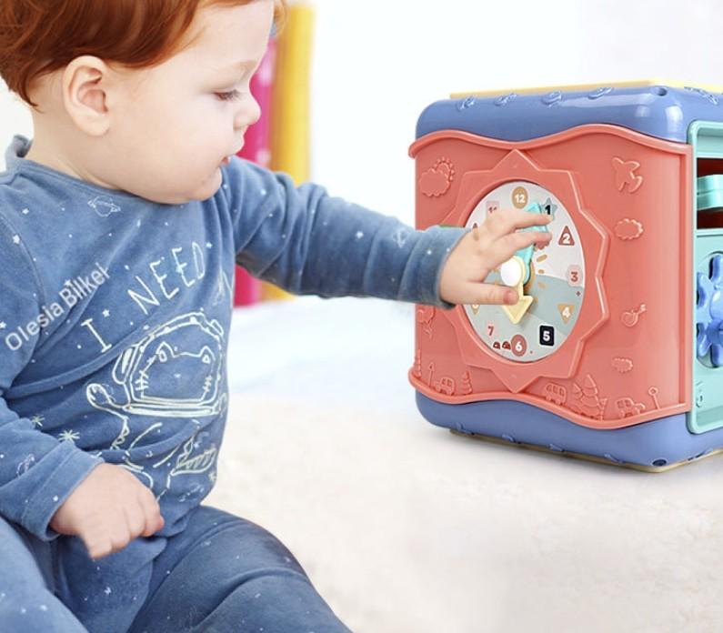 Развивающая игрушка Куб-Сортер музыкальный разноцветный - фото 10