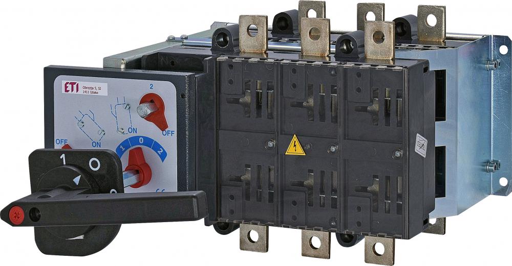 Перемикач навантаження ETI LA4/D CO I-0-II 3P 800A 500 V виносна рукоятка (4667005)