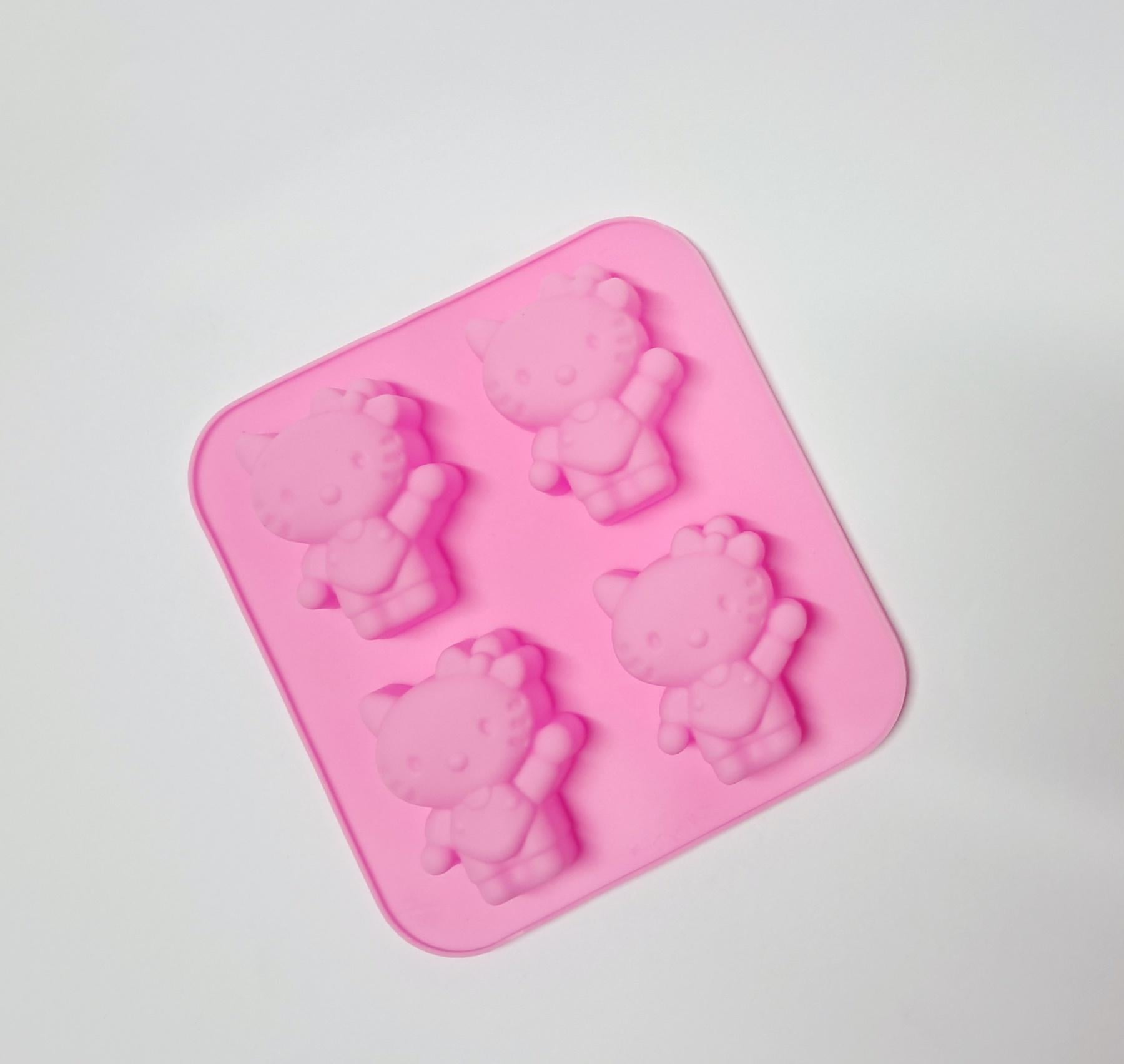 Форма силиконовая для разных выпечки Hello Kitty Розовый (RG-9473)