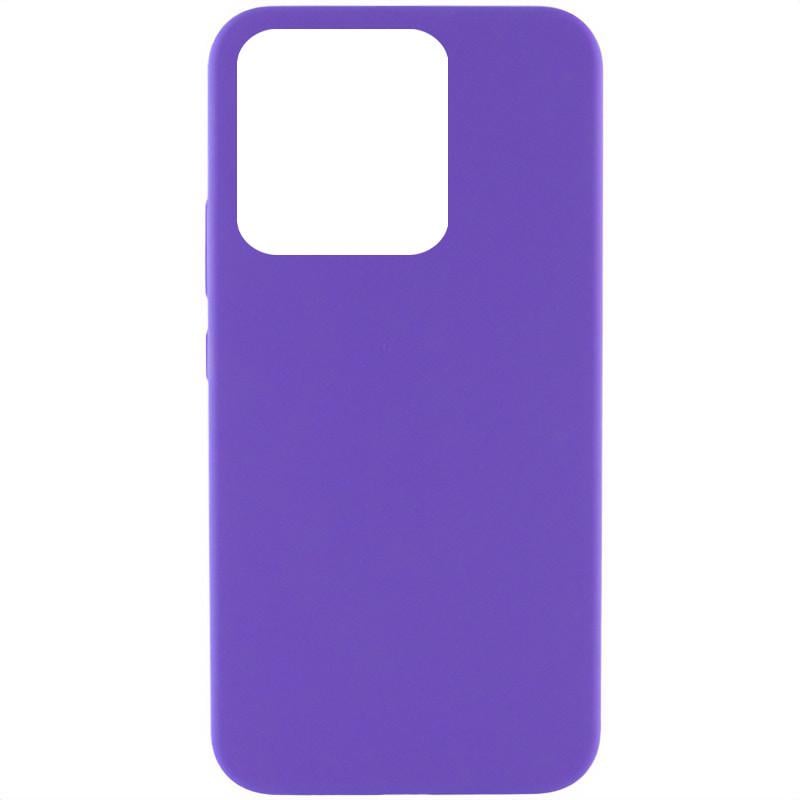 Противоударный чехол Silicone Cover Lakshmi (AAA) для Xiaomi Poco X6 / Note 13 Pro 5G Фиолетовый / Amethyst