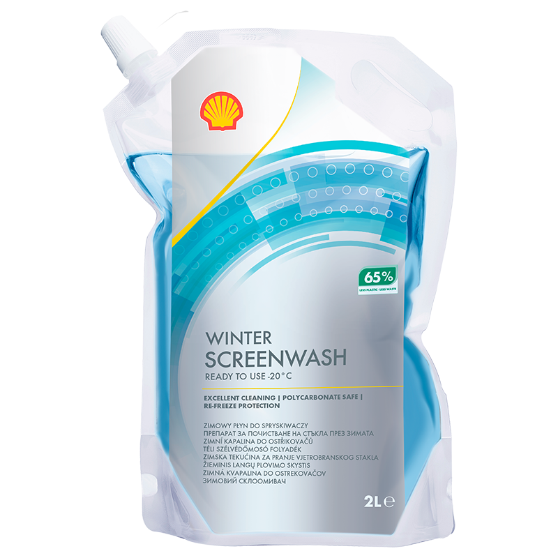 Омыватель стекла зимний SHELL Winter Screenwash 2 л концентрат 1:1