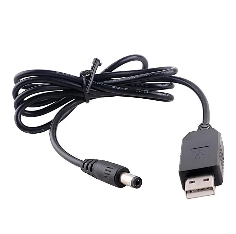 Кабель питания USB 5-12V DC 5,5х2,1 мм (20004787)