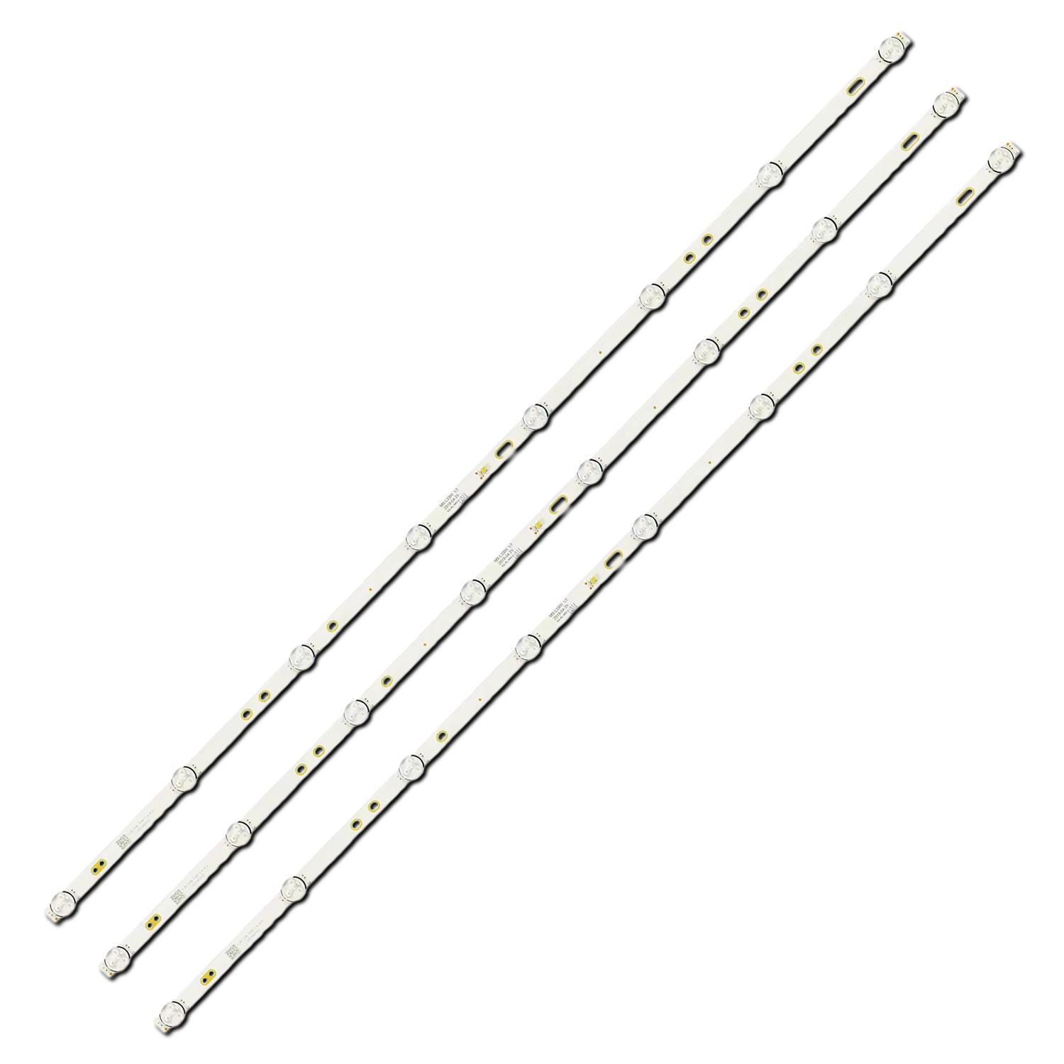 Комплект LED подсветки для TV CX43D08-ZC52AG-02 4S2P 303CX430040 MS-L3300 V2 LED43SA300 43" 3 шт. (ART-13663)