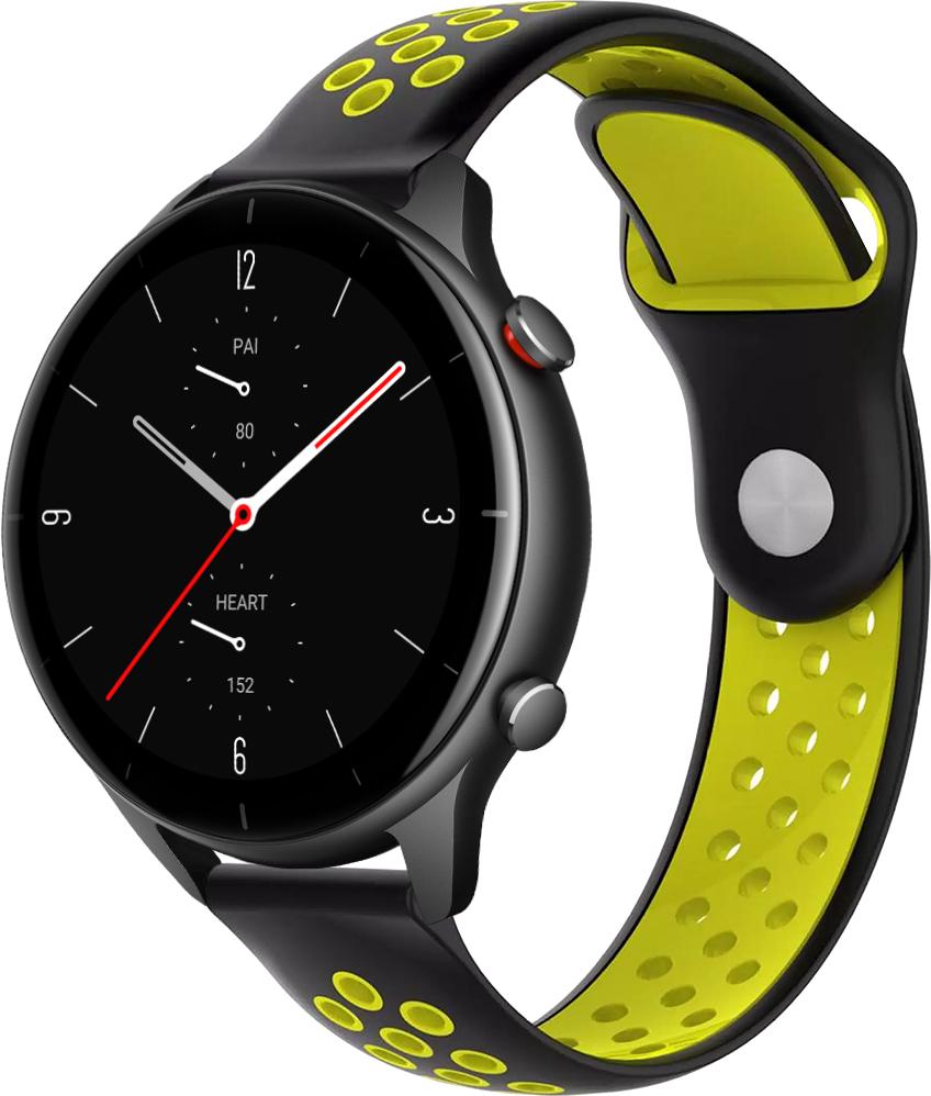 Ремінець Sport для Amazfit GTR 2e 22 мм Black Yellow (23050-61)
