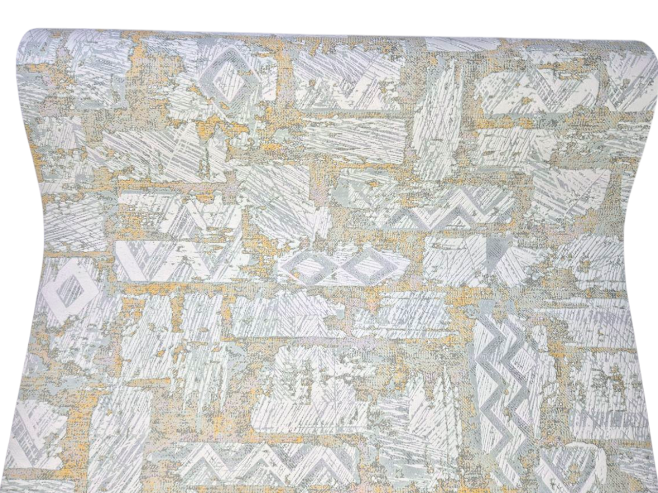 Шпалери вінілові 5748-03 з етнічним орнаментом для вітальні/кухні/коридору 10x0,53 м Зеленувато-бежевий (2560600471) - фото 3 Шпалери вінілові 5748-03 з етнічним орнаментом для вітальні/кухні/коридору 10x0,53 м Зеленувато-бежевий (2560600471) - фото 3