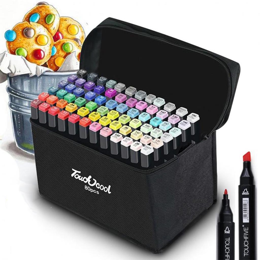 Набір двосторонніх скетч маркерів для малювання Touch Sketch 80 шт. (7752) - фото 7 Набір двосторонніх скетч маркерів для малювання Touch Sketch 80 шт. (7752) - фото 7