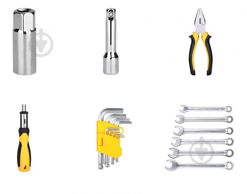 Набір інструментів у валізі Crest tools 168 предметів - фото 6