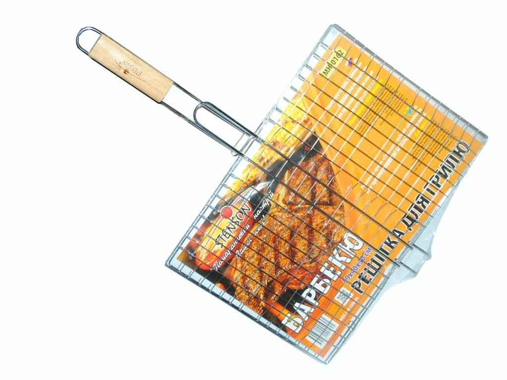 Решетка-гриль Stenson МН-0162 59x40 см плоская средняя (49108)