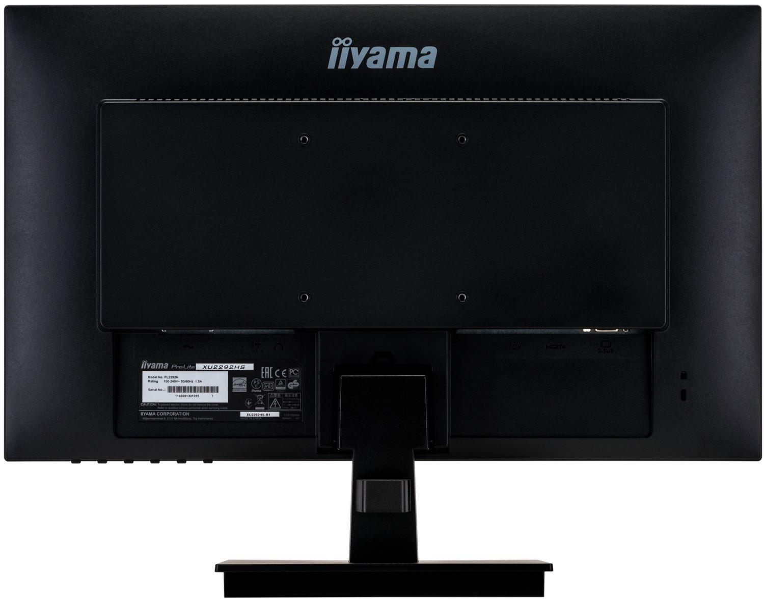 Монітор Iiyama ProLite XU2292HS-B1 21,5" (4948570116935) - фото 5 Монітор Iiyama ProLite XU2292HS-B1 21,5" (4948570116935) - фото 5