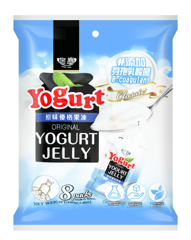 Конфеты жидкое желе Royal Family Original Yogurt Jelly 160 г (2977873709)