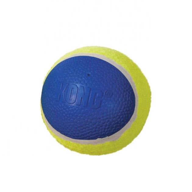 Игрушка для собак средних пород KONG SqueakAir Ultra Balls мяч-пищалка ультра M Ø 6,4 см 3 шт. Синий/Желтый (035585302034)
