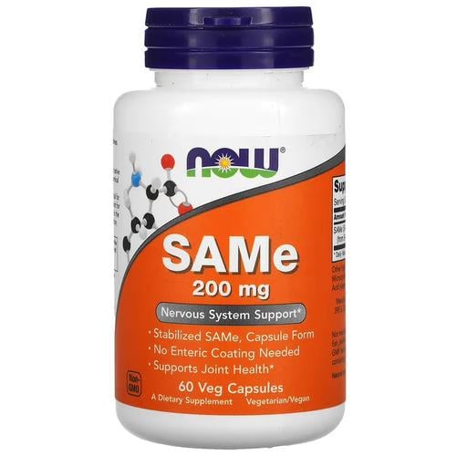 Добавка SAM-e NOW SAMe 200 мг 60 капс. (NOW-00127)