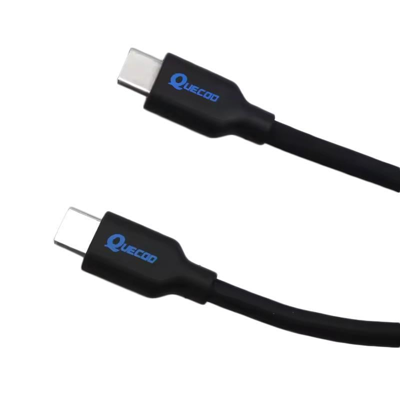 Кабель силиконовый T85 Quecoo USB TYPE-C-USB TYPE-C для паяльников Pinecil/TS101/Quecoo 1 м (ART-15256)