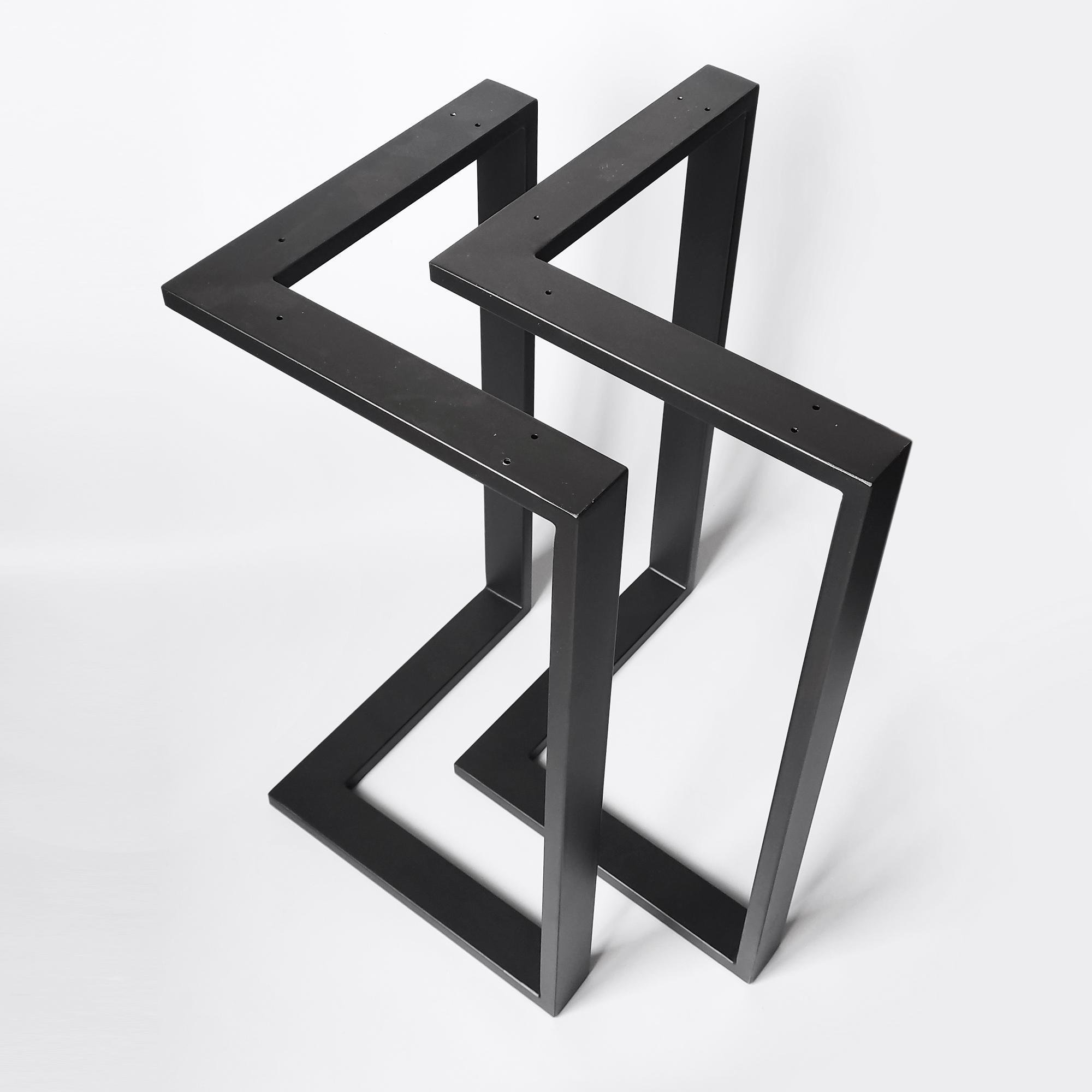 Комплект опор для столу з металу 566х325 мм H 730 мм 2 шт. Чорний (1126) - фото 7 Комплект опор для столу з металу 566х325 мм H 730 мм 2 шт. Чорний (1126) - фото 7