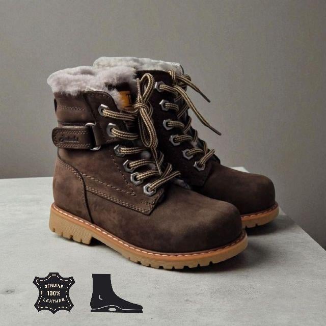 Черевики дитячі ортопедичні з жорстким задником і супінатором р. 26 Коричневий (2493762238) - фото 2 Черевики дитячі ортопедичні з жорстким задником і супінатором р. 26 Коричневий (2493762238) - фото 2