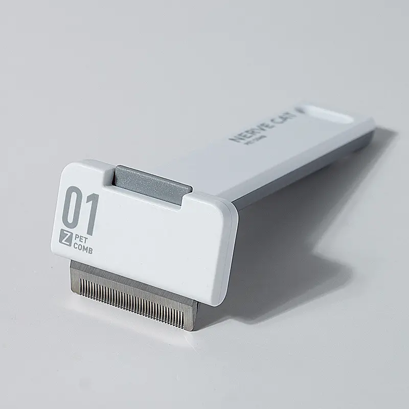 Фурминатор для кошек и собак Nerve Cat с кнопкой очистки S (2090546483) - фото 8