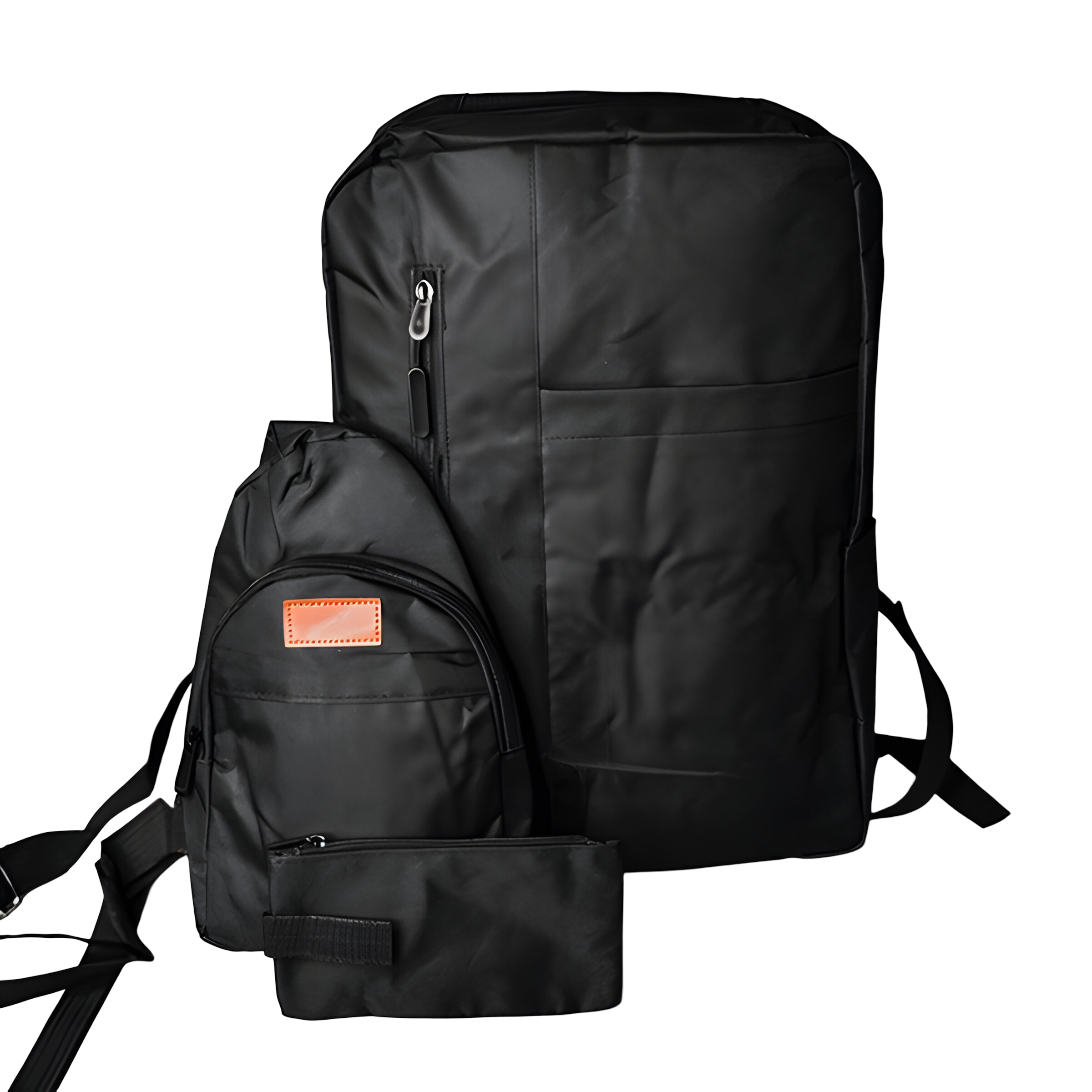 Набор 3в1 рюкзак с USB сумка пенал 27х41х11 см Черный (24-213) Набор 3в1 рюкзак с USB сумка пенал 27х41х11 см Черный (24-213)