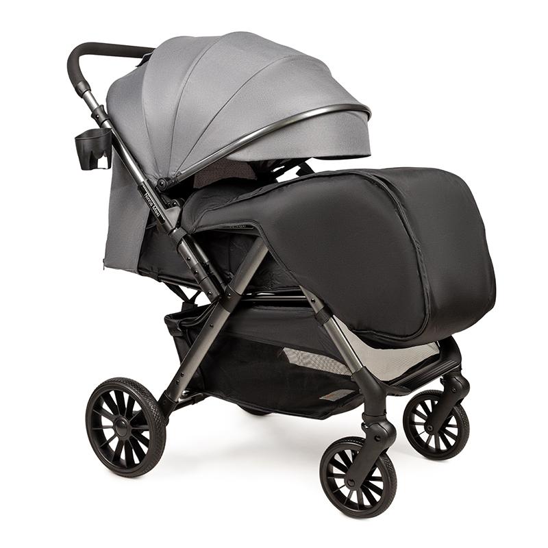 Коляска прогулянкова Ninos Maxi 2 з перекидною ручкою Grey/Graphite (NM2025GB) - фото 2