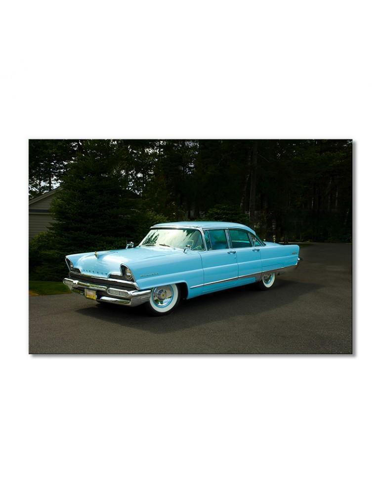 Картина модульная Синий автомобиль Линкольн Премьер Седан 1 модуль 80x120 см