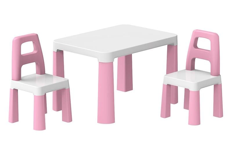 Детский набор стол и 2 стулья ТехноК 0457 Розовый (2616535904)