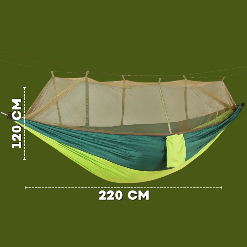 Гамак туристический с москитной сеткой 220x120 см Салатовый (2689943516) - фото 8 Гамак туристический с москитной сеткой 220x120 см Салатовый (2689943516) - фото 8