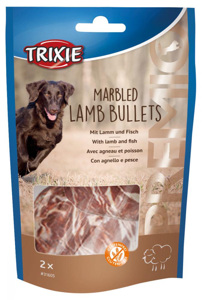 Ласощі для собак Trixie Premio Marbled Lamb Bullets 50 г (31605)
