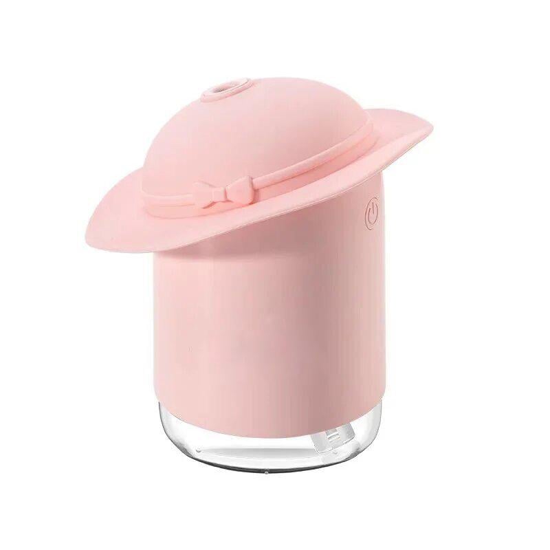 Увлажнитель воздуха Elite - Funny Hat Humidifier EL - 544 - 5 с LED подсветкой от USB 200 мл Розовый