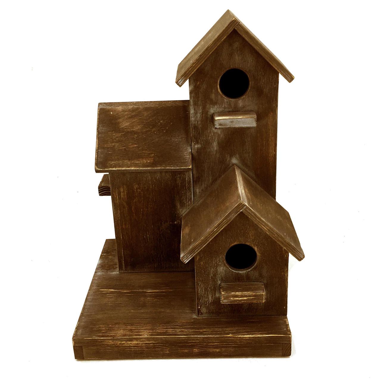 Шпаківня садова з дерева Вип Капучино (СКВ-005009) - фото 2 Шпаківня садова з дерева Вип Капучино (СКВ-005009) - фото 2