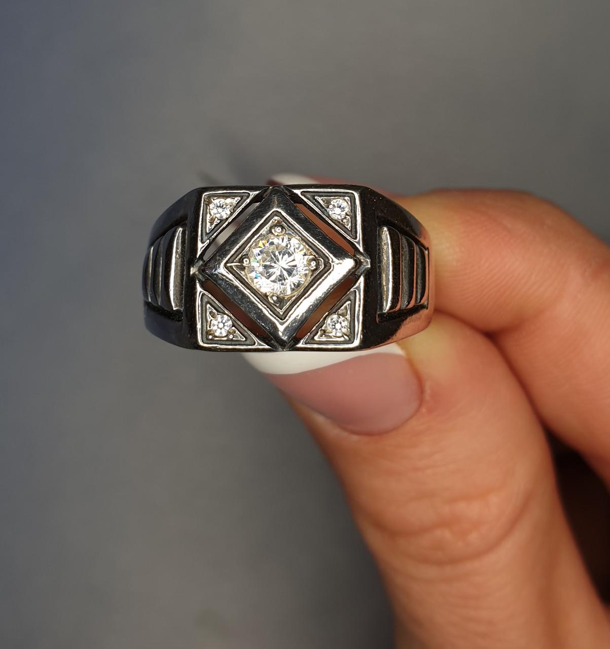 Кольцо серебряное с кубическим цирконием р. 21 6,23 г (1437313792)