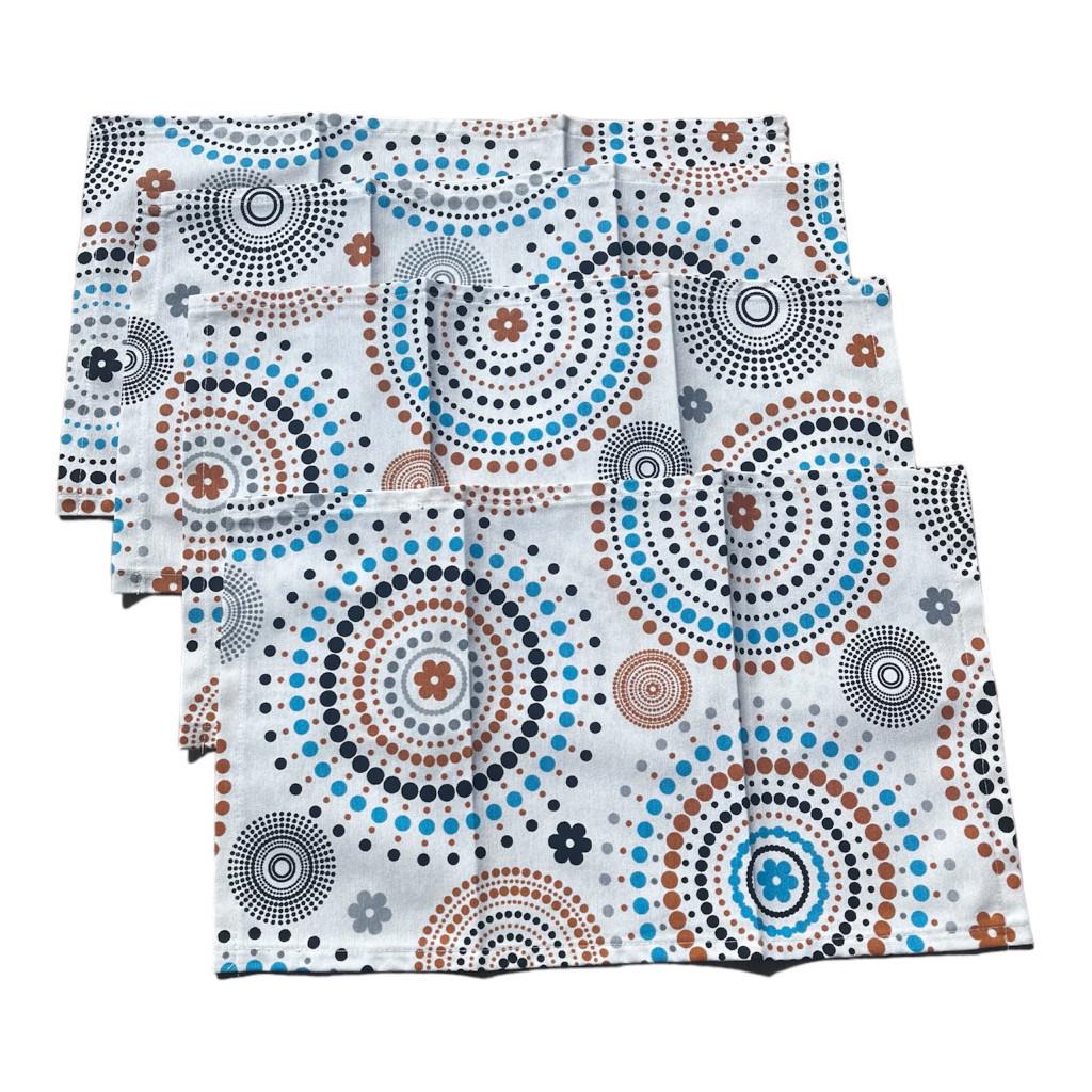 Салфетки сервировочные Круги 28х48 см 4 шт.