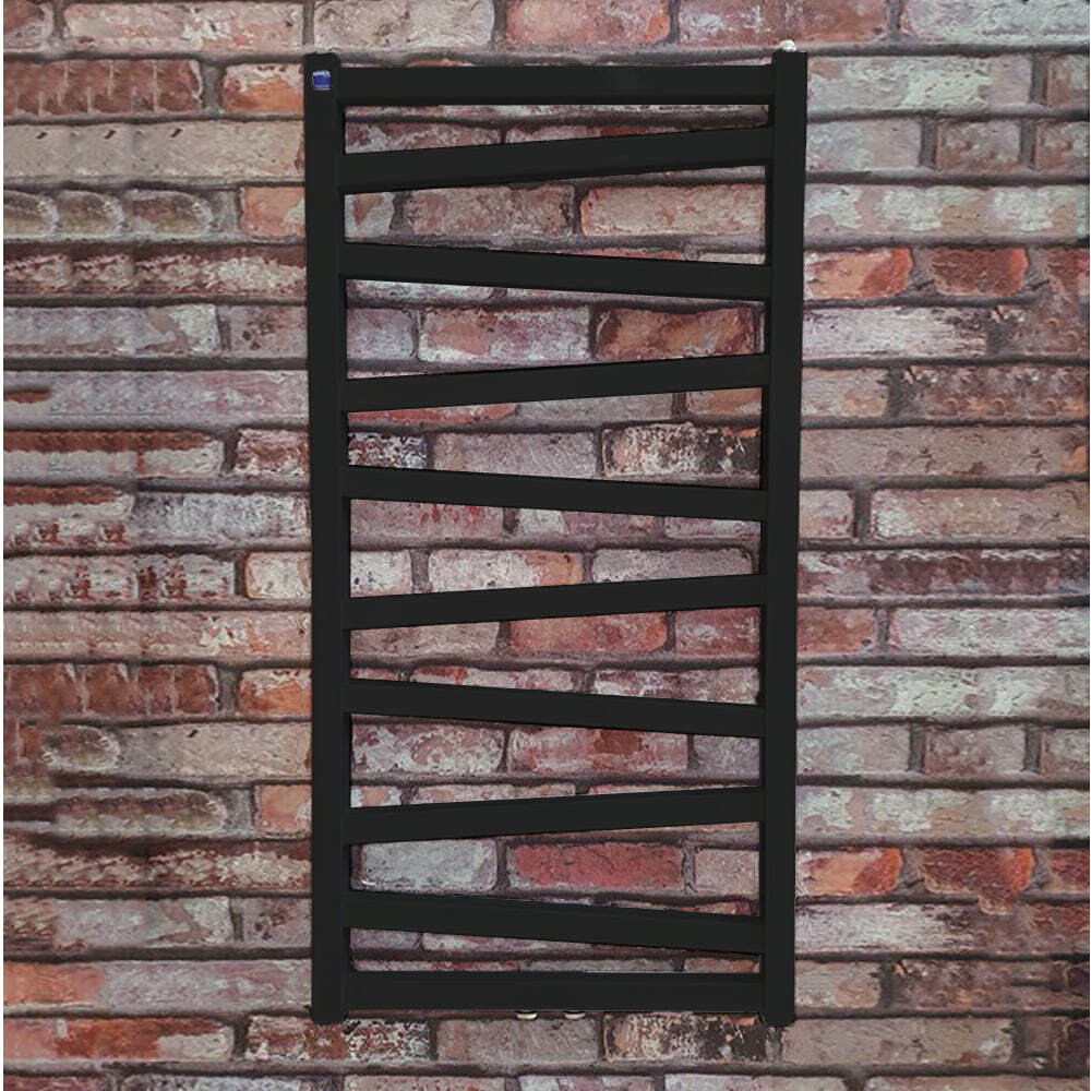 Полотенцесушитель дизайнерский Komex Zoe 1210x500 Черный (zoe120x50bl)