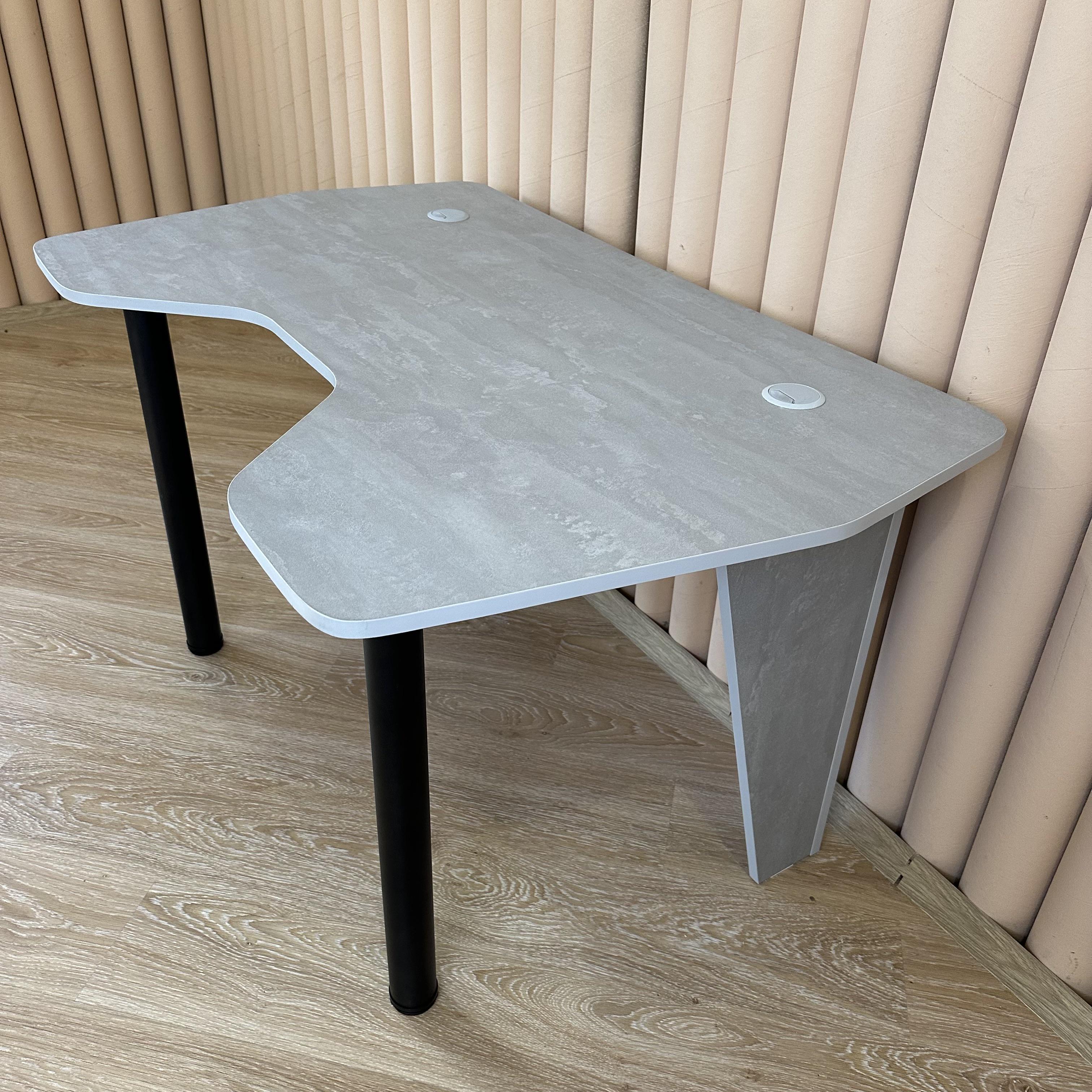 Стол компьютерный геймерский Drom Joystick Светло-серый - фото 2