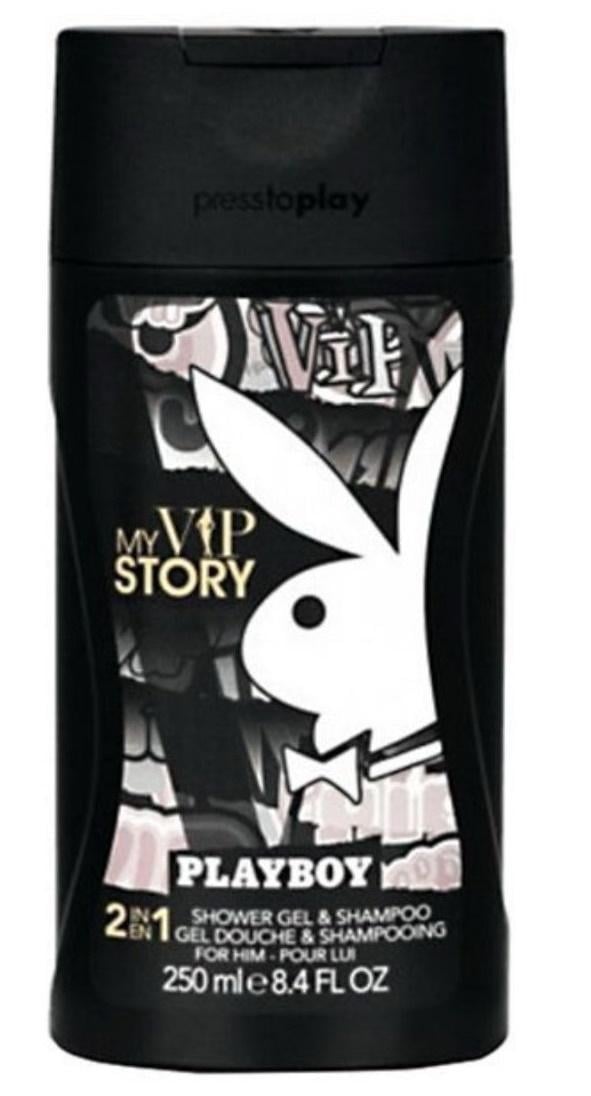 Гель для душу та шампунь для чоловіків PLAYBOY My VIP Story 250 мл (30252171)