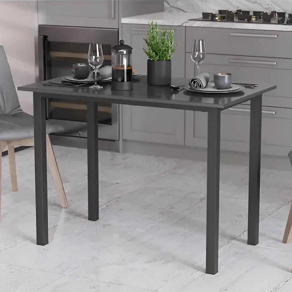 Стол универсальный Ferrum-decor Knap металл/ДСП 16 мм 750x1400x700 мм Черный/Сосная Кембра (FRD-106385)
