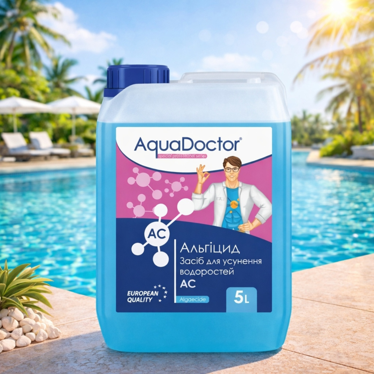 Альгицид для бассейна AquaDoctor AC 5 л (1554)
