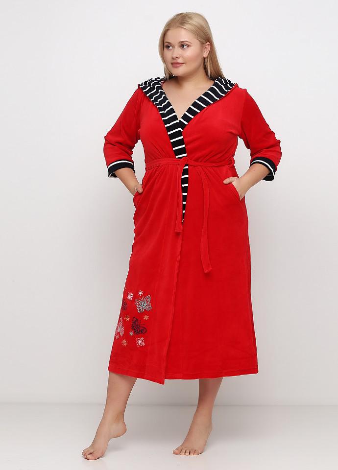 Халат Wild Love 3XL Красный (20926) Халат Wild Love 3XL Красный (20926)